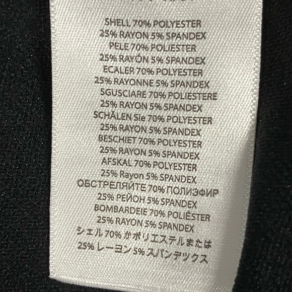 Michael Kors Black Stretch Dress Zipper Accent 4P - Picture 8 of 10